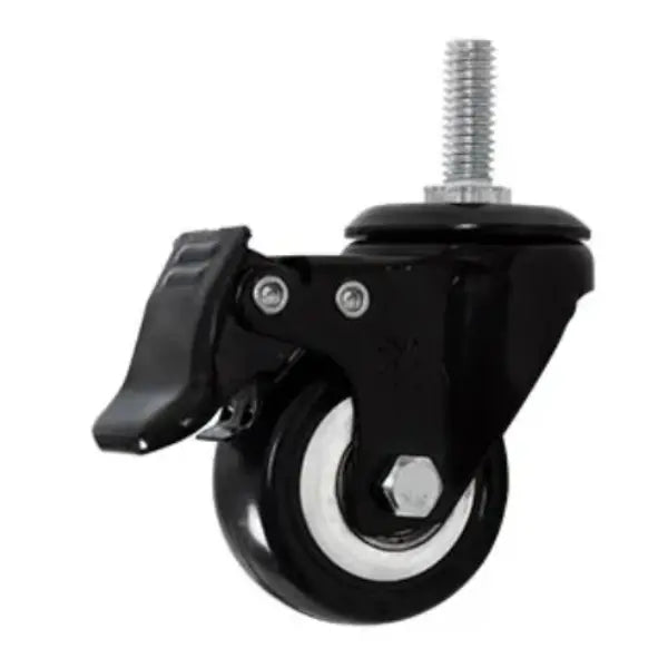 RODAJA PVC NEGRO ESPIGA ROSC 3/8 FRENO 2 - Dogotuls - detalle