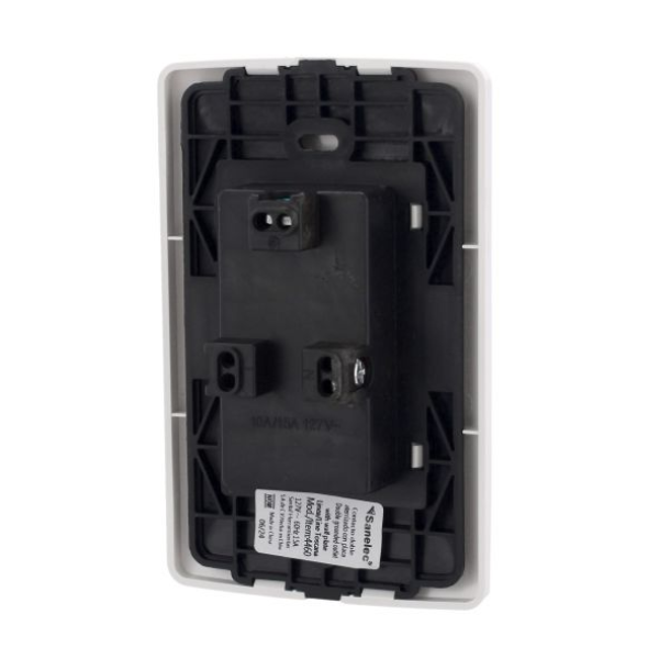 Placa Toscana contacto doble Sanelec