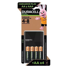Cargador Pilas Aa Y Aaa Duracell Incluye 4 Pilas Recargables