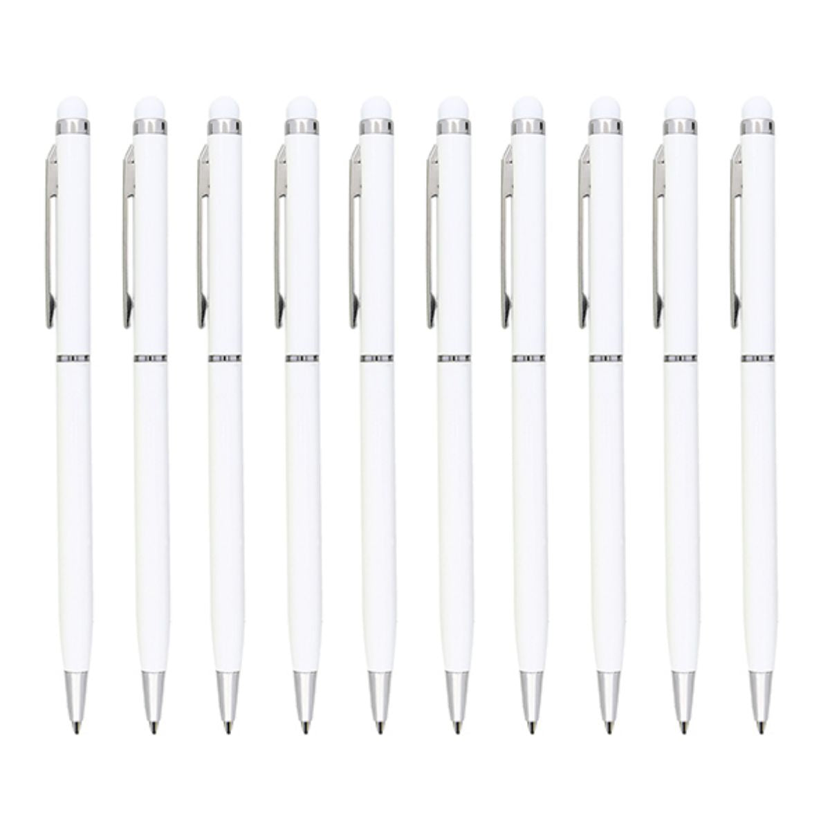 10 Bolígrafo Pluma For Promotional Colores Goma Touch Screen