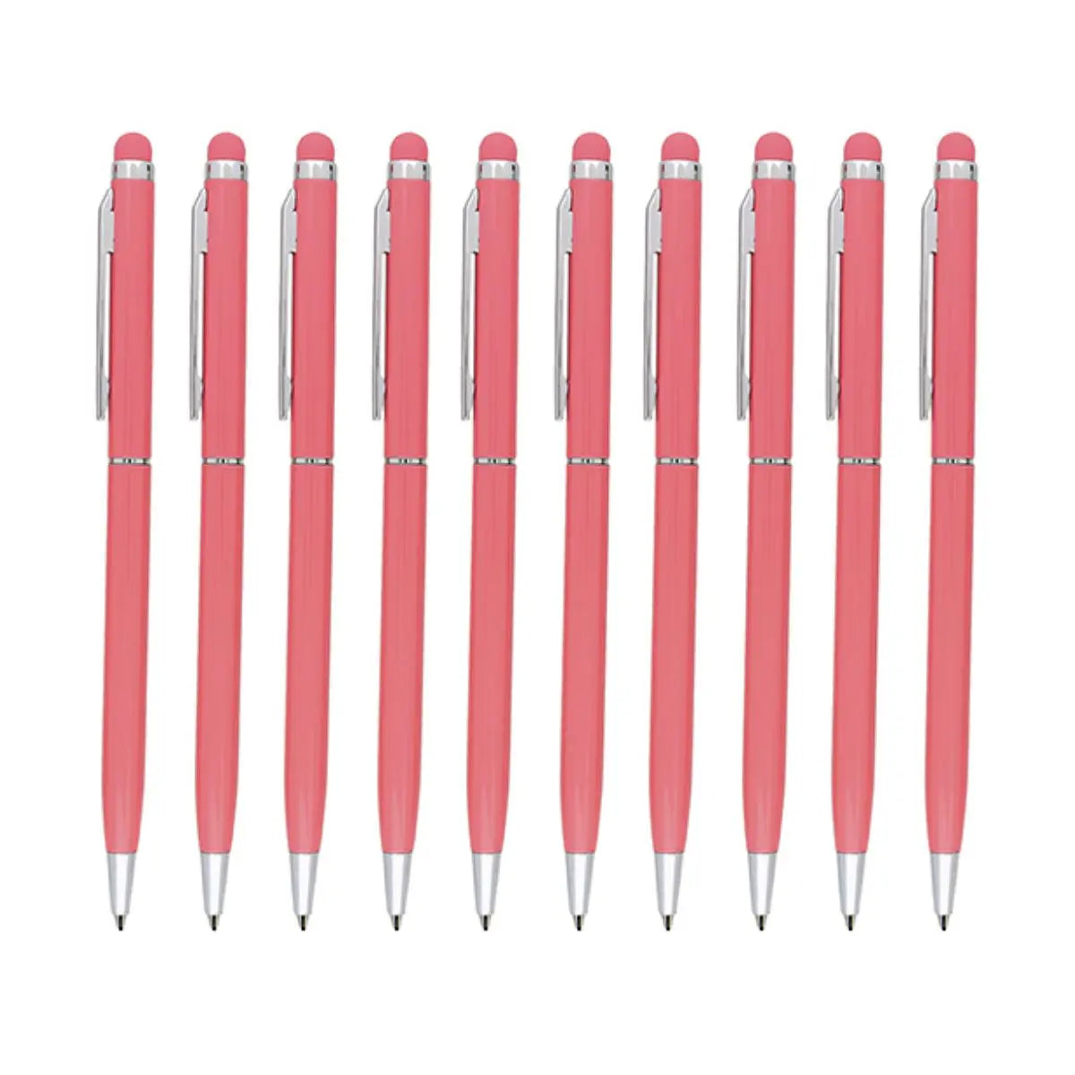 10 Bolígrafo Pluma For Promotional Colores Goma Touch Screen For Promotional