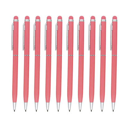 10 Bolígrafo Pluma For Promotional Colores Goma Touch Screen For Promotional
