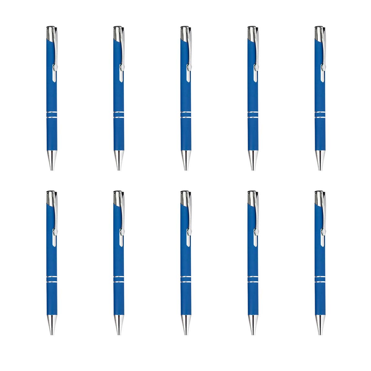 Pack 10 Boligrafo Metalico For Promotional Pluma Colores