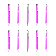 Pack 10 Boligrafo Metalico For Promotional Pluma Colores