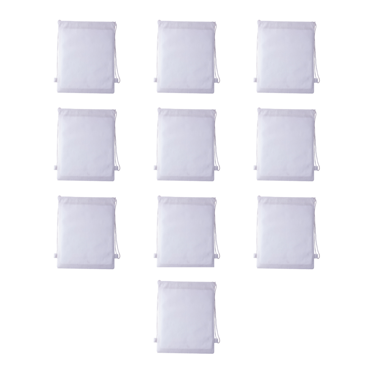 Pack 10 Morral Ecologico For Promotional Serigrafia Colores
