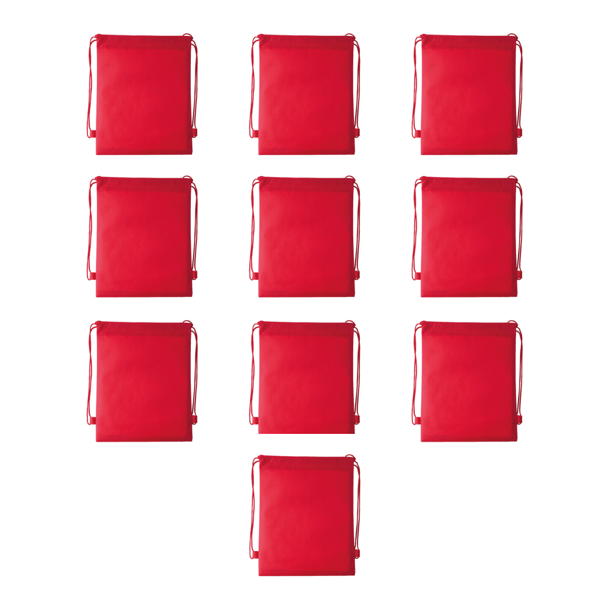 Pack 10 Morral Ecologico For Promotional Serigrafia Colores