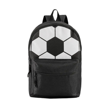 Mochila Negra Impresion Balon For Promotional Ajustable