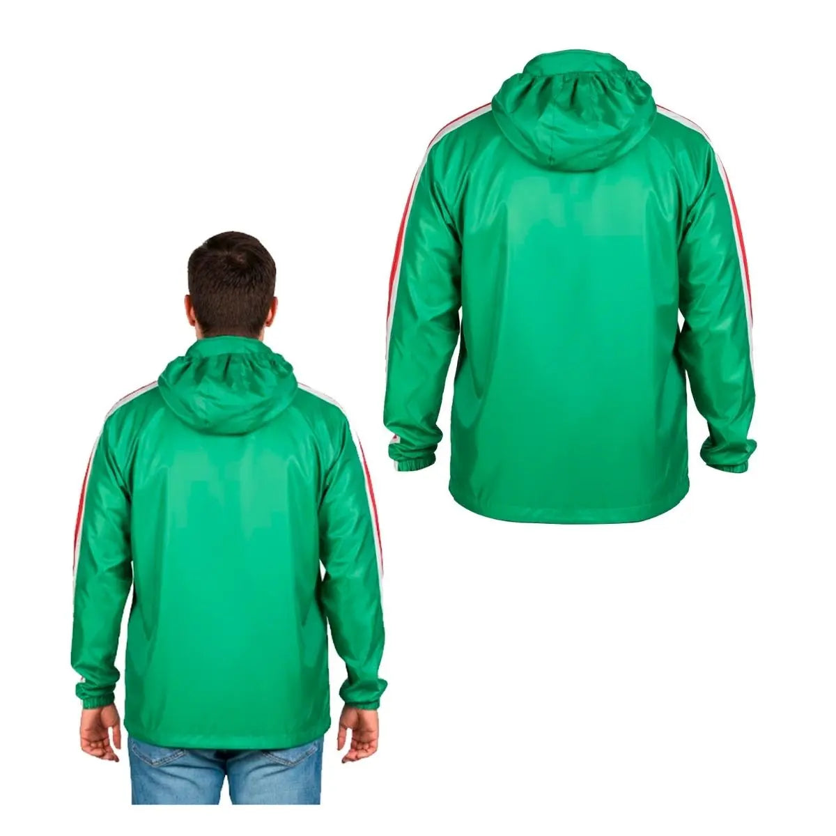 Rompevientos Verde Logo Mexico For Promotional Elegir Talla