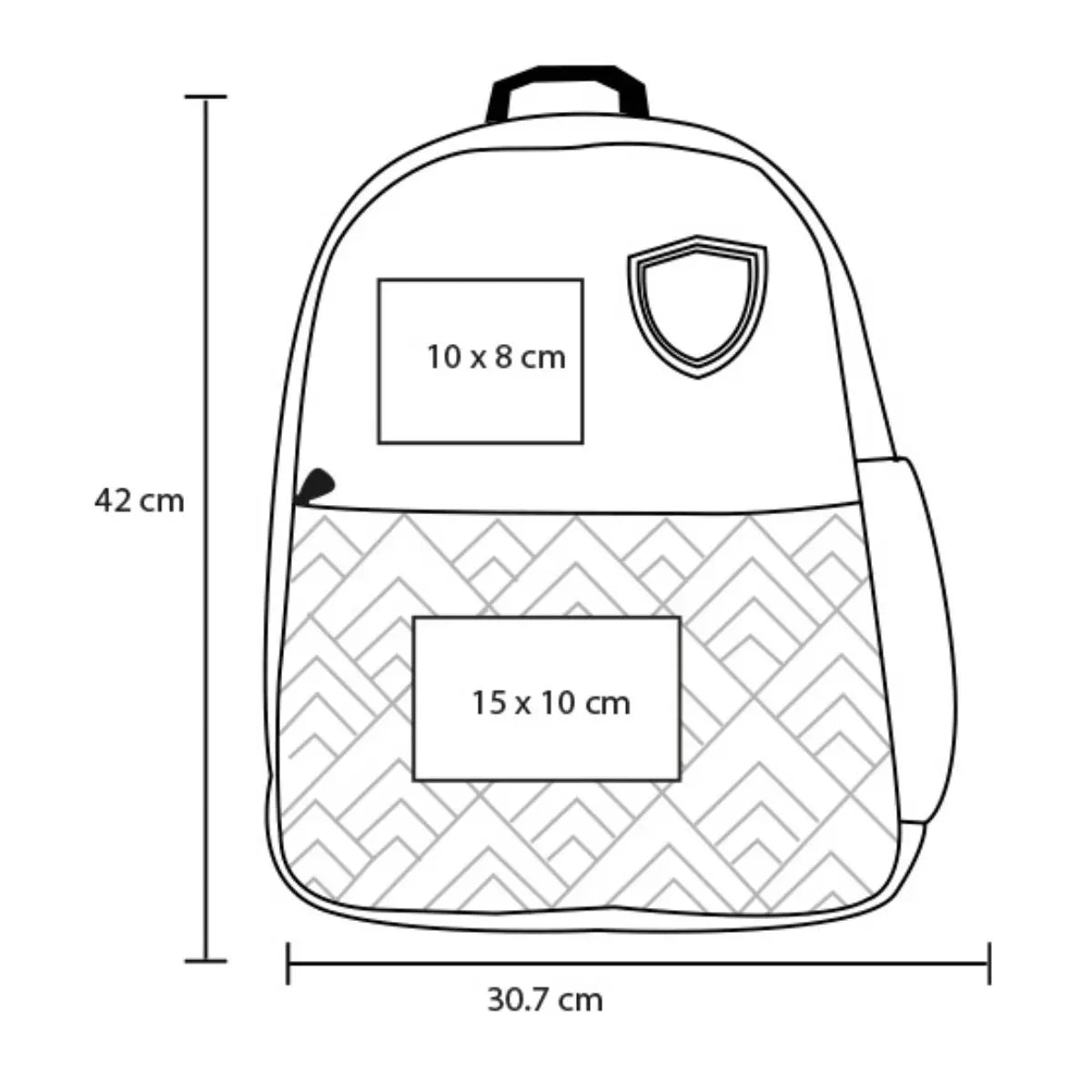 Mochila Verde For Promotional Logo Mexico Ajustable - For Promotional - detalle
