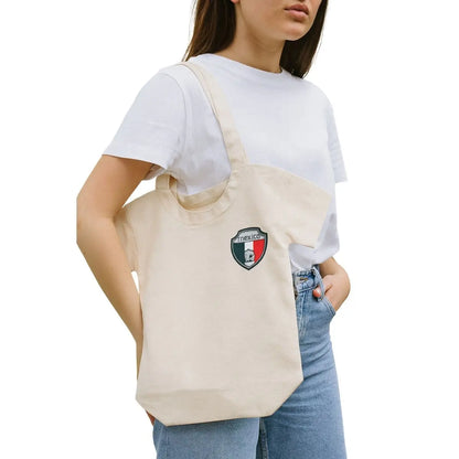 Bolsa Algodon For Promotional Forma Camiseta Escudo Mexico - For Promotional - detalle