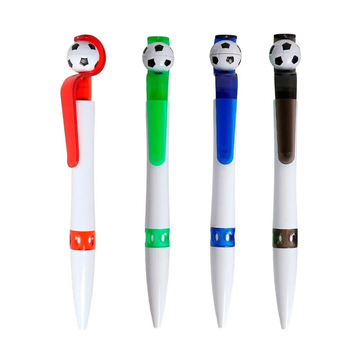 10pzs Boligrafo Clip Balon Futbol For Promotional Elegir Color