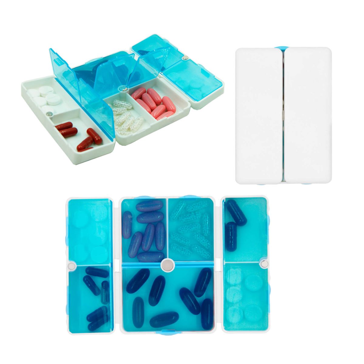 Pastillero Plastico For Promotional Plegable Compartimentos