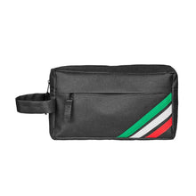Neceser Negro c/ Rayas Tricolor For Promotional Viaje - For Promotional - vista lateral