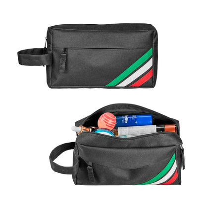 Neceser Negro c/ Rayas Tricolor For Promotional Viaje