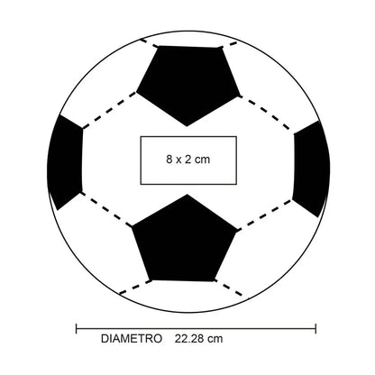 Balon Futbol For Promotional Talla 5 Blanco - Negro