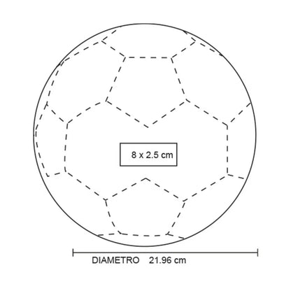 Balon Futbol For Promotional Talla 5 Diseño Mexico