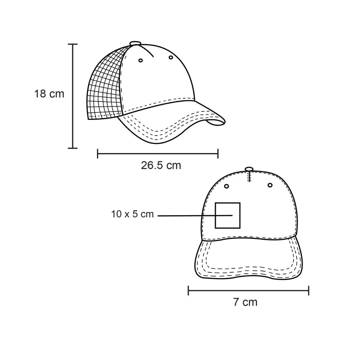 Gorra Tricolor c/ Malla For Promotional Broche Snapback - For Promotional - empaque