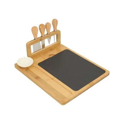 Set Tabla Quesos de Bambu For Promotional