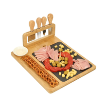 Set Tabla Quesos de Bambu For Promotional