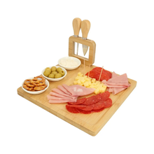 Set Tabla Quesos con Platos Cuchillo Tenedor For Promotional