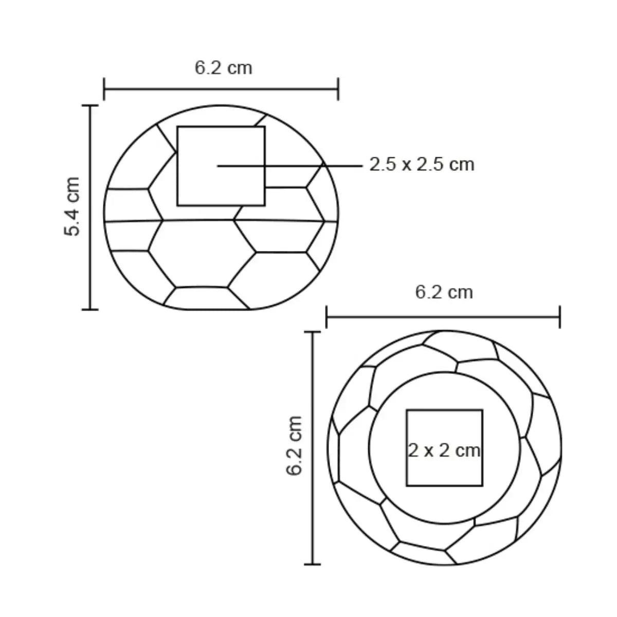 Molde p/ Hielo For Promotional Forma Balon Futbol