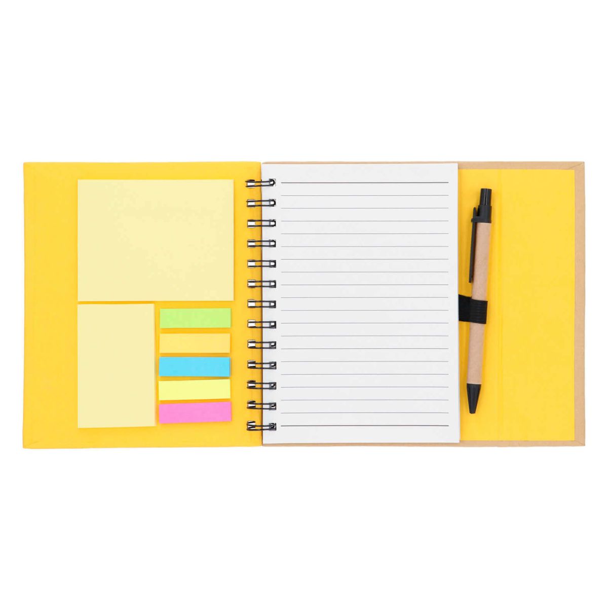 5pz Libreta Ecologica For Promotional Colores Hoja Rayada