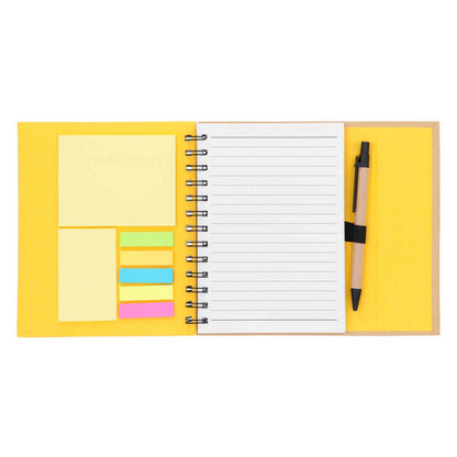 5pz Libreta Ecologica For Promotional Colores Hoja Rayada