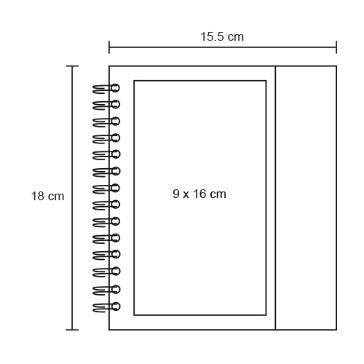 5pz Libreta Ecologica For Promotional Colores Hoja Rayada