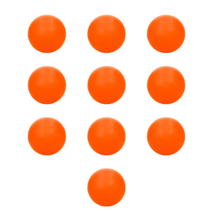 10pzs Pelota Antiestrés Circular Point Color Naranja For Promotional - For Promotional - vista lateral