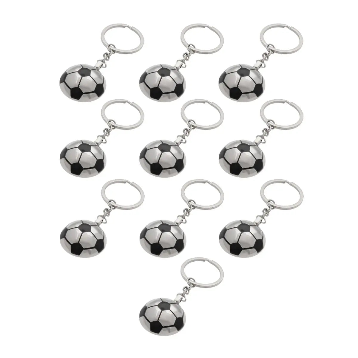 10pzs Llavero Metalico For Promotional Balon Futbol
