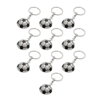 10pzs Llavero Metalico For Promotional Balon Futbol