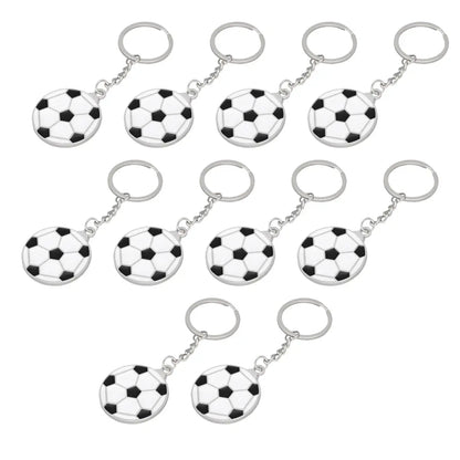 10pzs Llavero Metalico For Promotional Balon Futbol