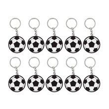 10pzs Llavero Circular For Promotional Diseño Balon Soccer Metal - For Promotional