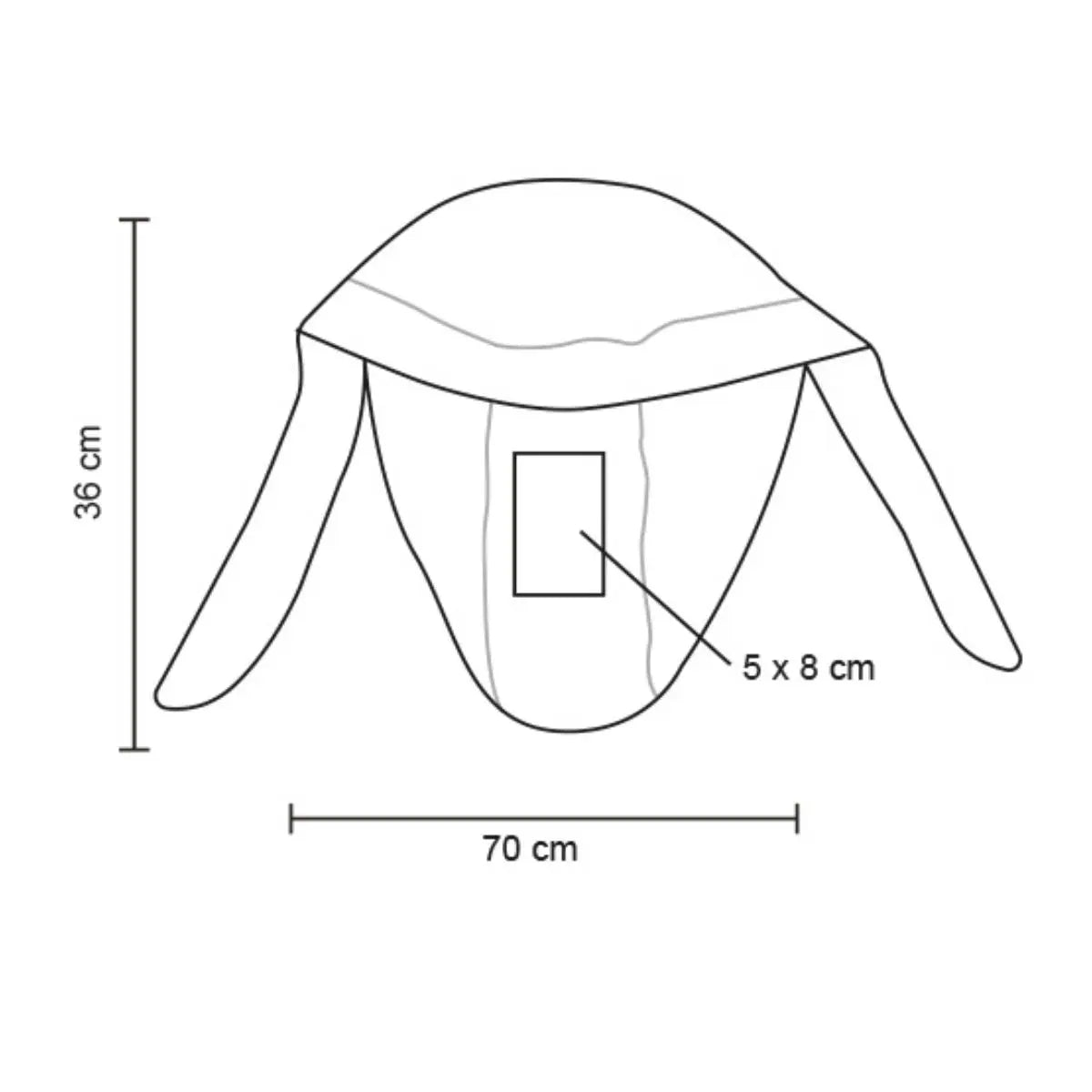 10pzs Bandana Tricolor For Promotional Poliester Mexico