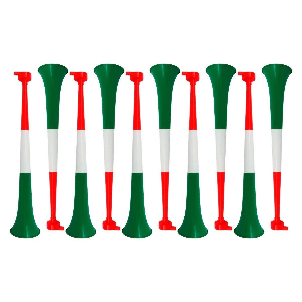 10pzs Vuvuzela Tricolor For Promotional Extensible