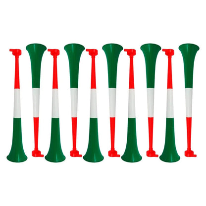 10pzs Vuvuzela Tricolor For Promotional Extensible