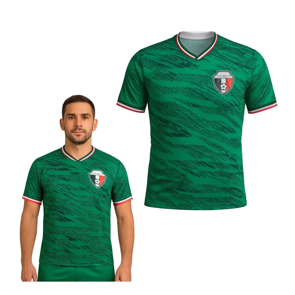 Playera Verde Logo Mexico For Promotional Elegir Talla XL - For Promotional