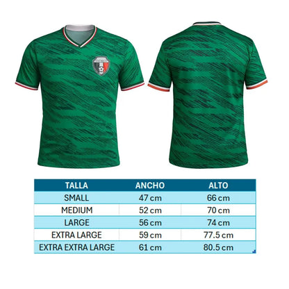 Playera Verde Logo Mexico For Promotional Elegir Talla XL - For Promotional - vista lateral