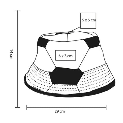 Sombrero Impresion Balon Futbol For Promotional Interior Forrado