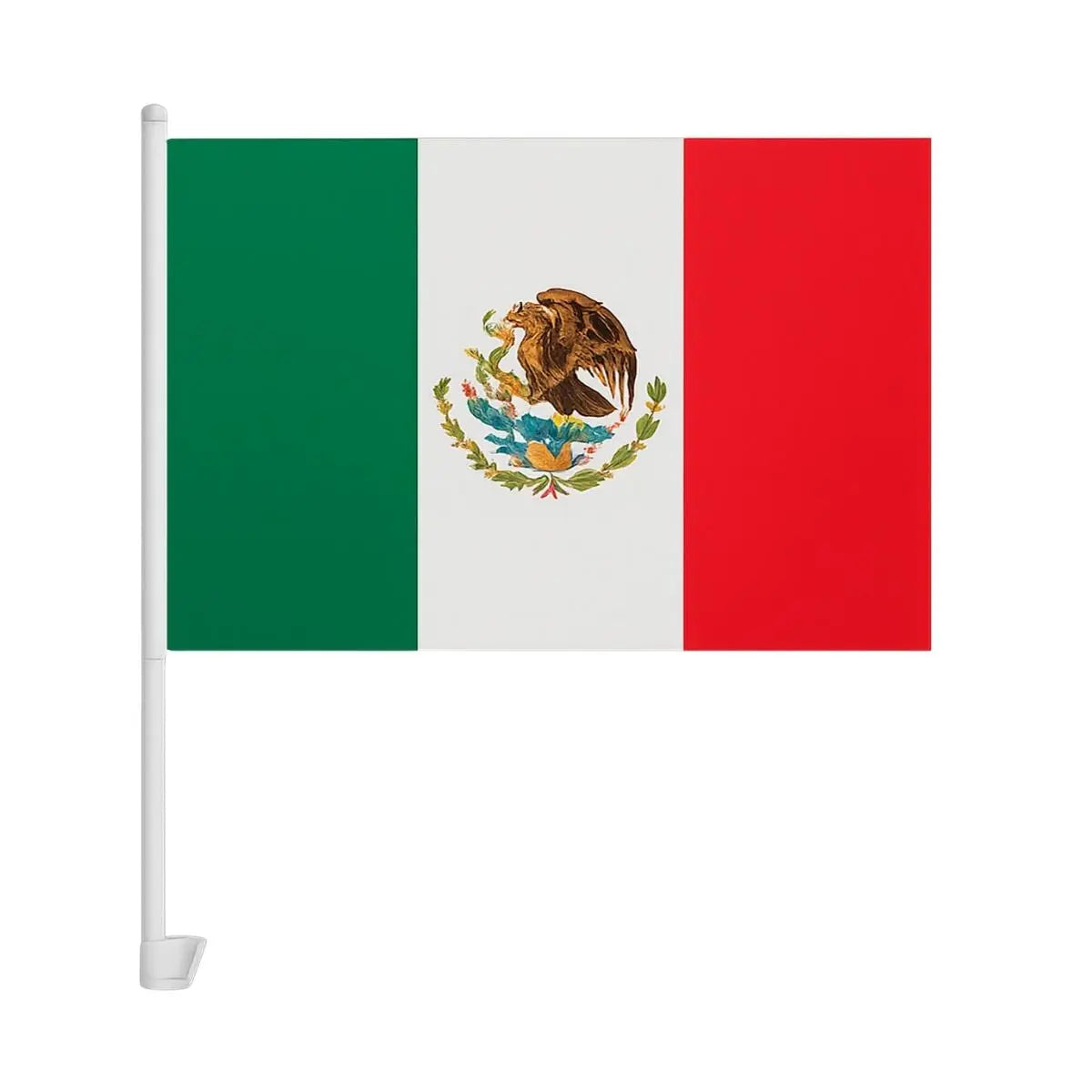 10pzs Bandera Mexico For Promotional p/ Auto Poliester