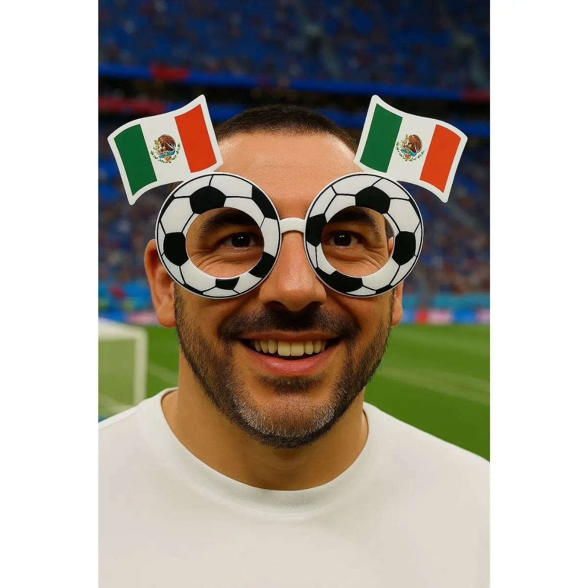 10pzs Lentes Decorativos Mexico For Promotional c/ Bandera