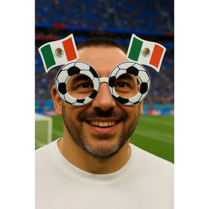 10pzs Lentes Decorativos Mexico For Promotional c/ Bandera
