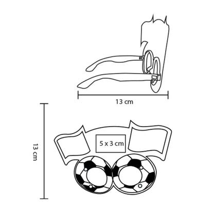 10pzs Lentes Decorativos Mexico For Promotional c/ Bandera