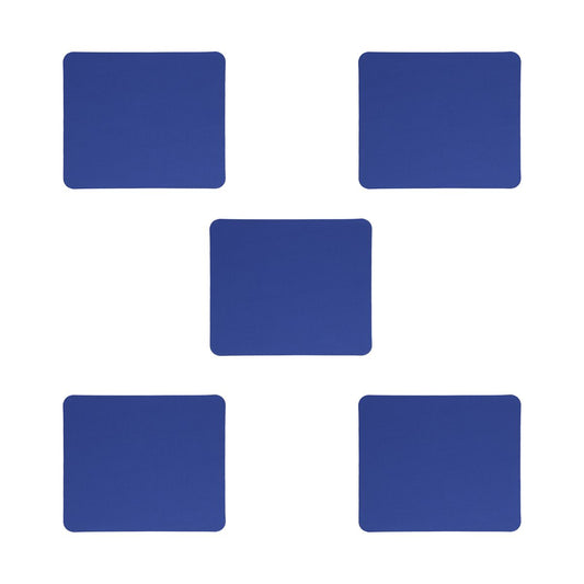 5 Mouse Pad For Promotional Poliester Colores 22cmx19cm