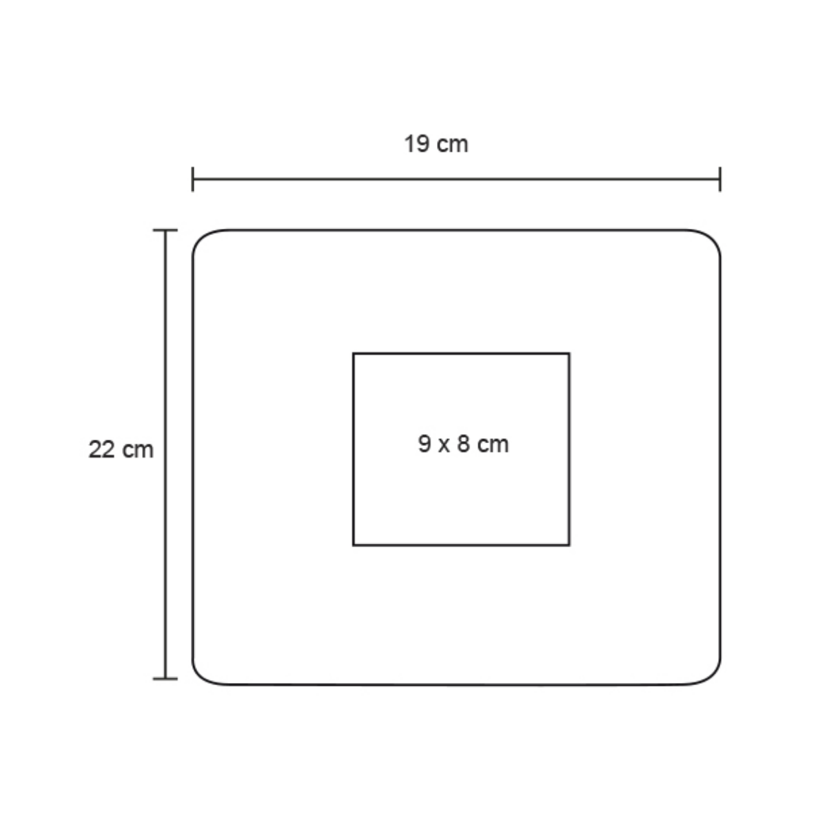 5 Mouse Pad For Promotional Poliester Colores 22cmx19cm