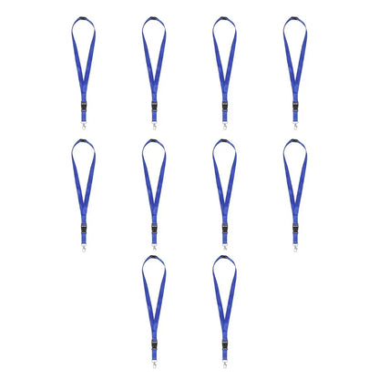 10PZS Portagafete Espiro Azul FOR PROMOTIONAL - For Promotional - vista lateral