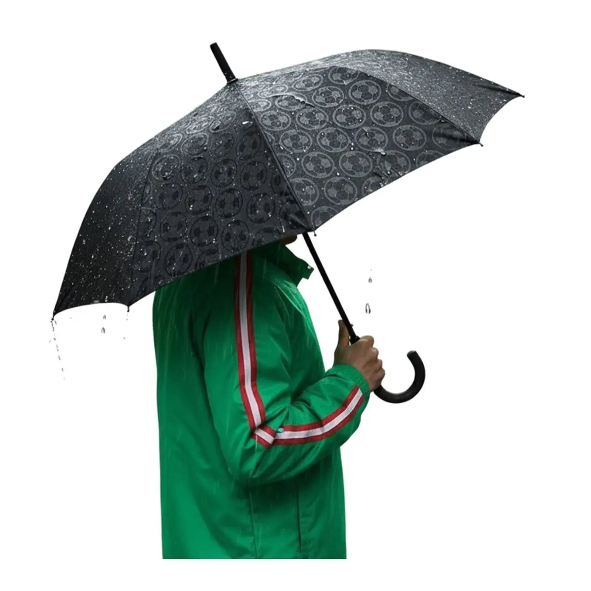 Paraguas Magico Negro For Promotional Impresion Balones Futbol