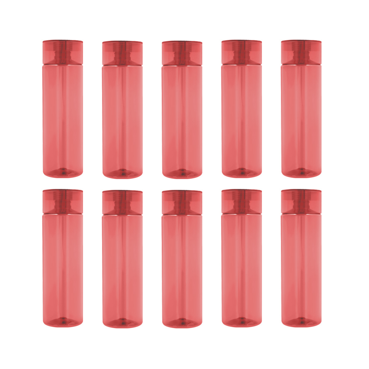 10pz Cilindro Plastico For Promotional Botella 660ml Colores