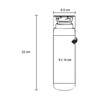20pz Cilindro Plastico For Promotional Botella 660ml Colores