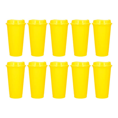 Pack 10 Vaso Plastico For Promotional Cafetero 475ml Colores